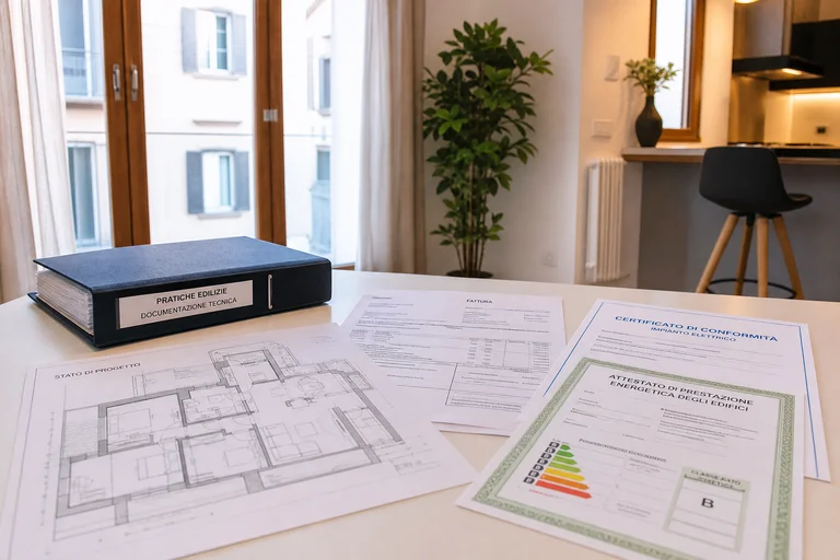 Planimetrie e certificazioni di conformità per la vendita di una casa ristrutturata