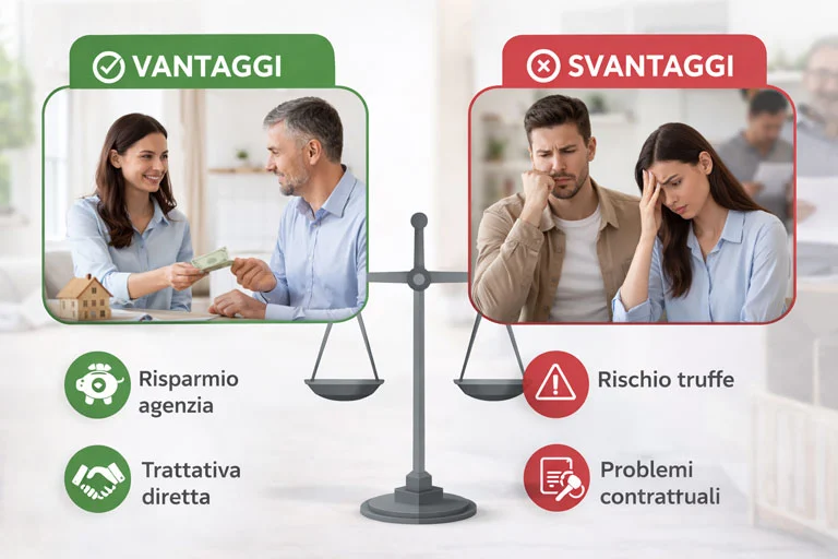 Affittare casa senza agenzia: vantaggi economici e risparmio sulle provvigioni immobiliari